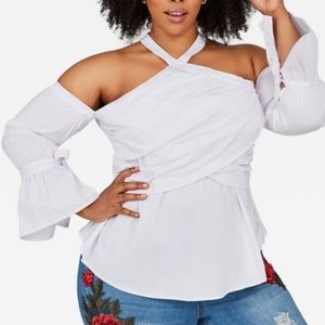Ashley Stewart Halter top blouse